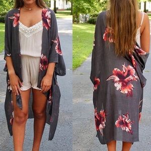 Kimono floral one size (M)